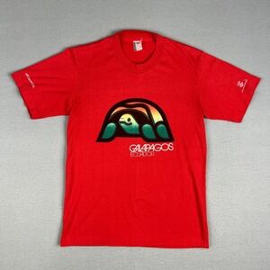 VTG Galapagos Islands Turtle T Shirt Fits S 1990s Single Stitch Ecuador Tourist